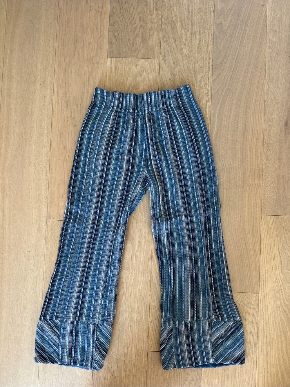 EUC Free People Days End Linen stripe Pants - Picture 3 of 3